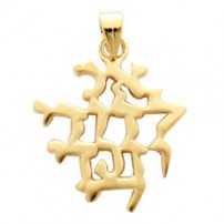 Gold Filled "I am for my beloved .." Pendant